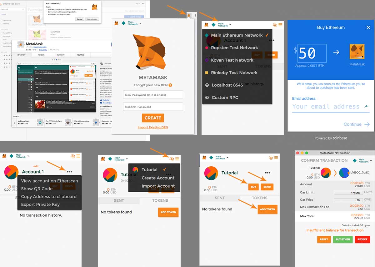 metamask orange balance